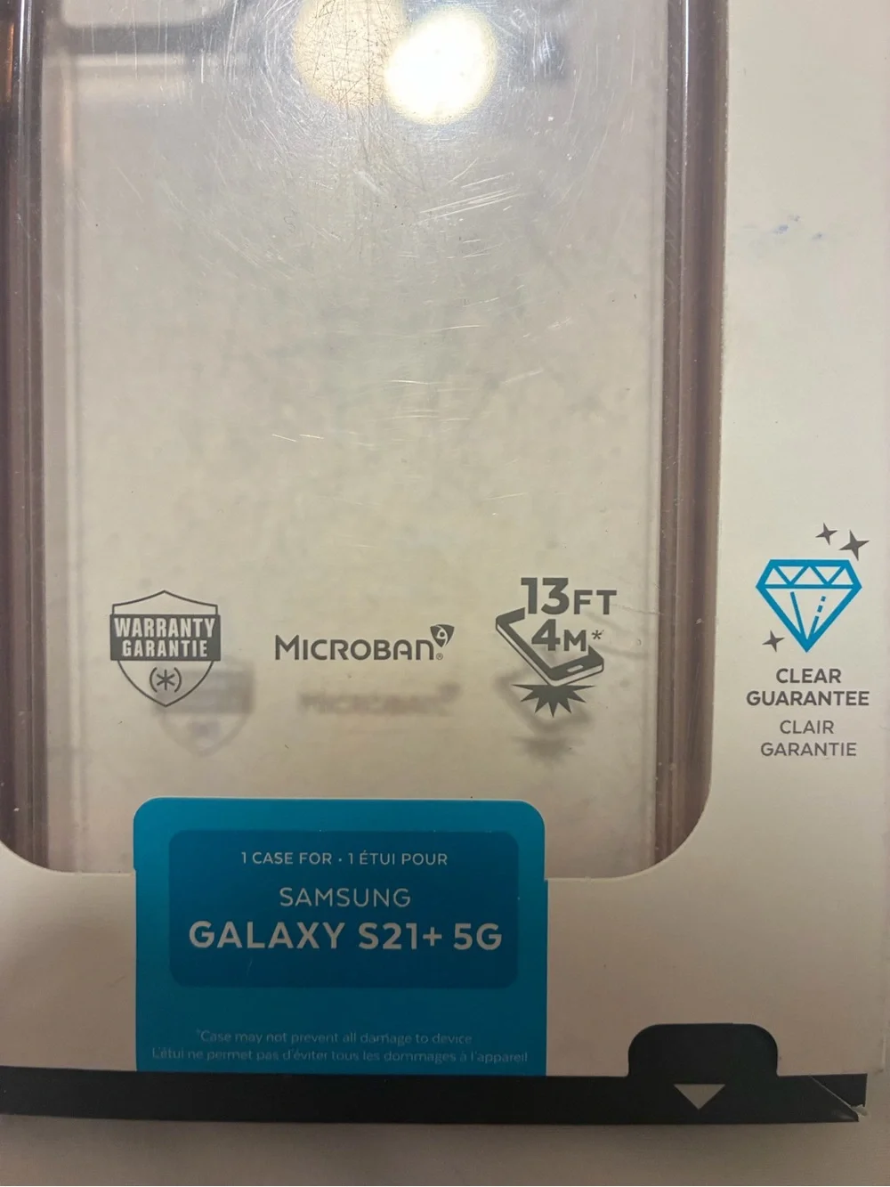 speck Presidio Perfect-Clear Case — Transparent with Smoke Edge